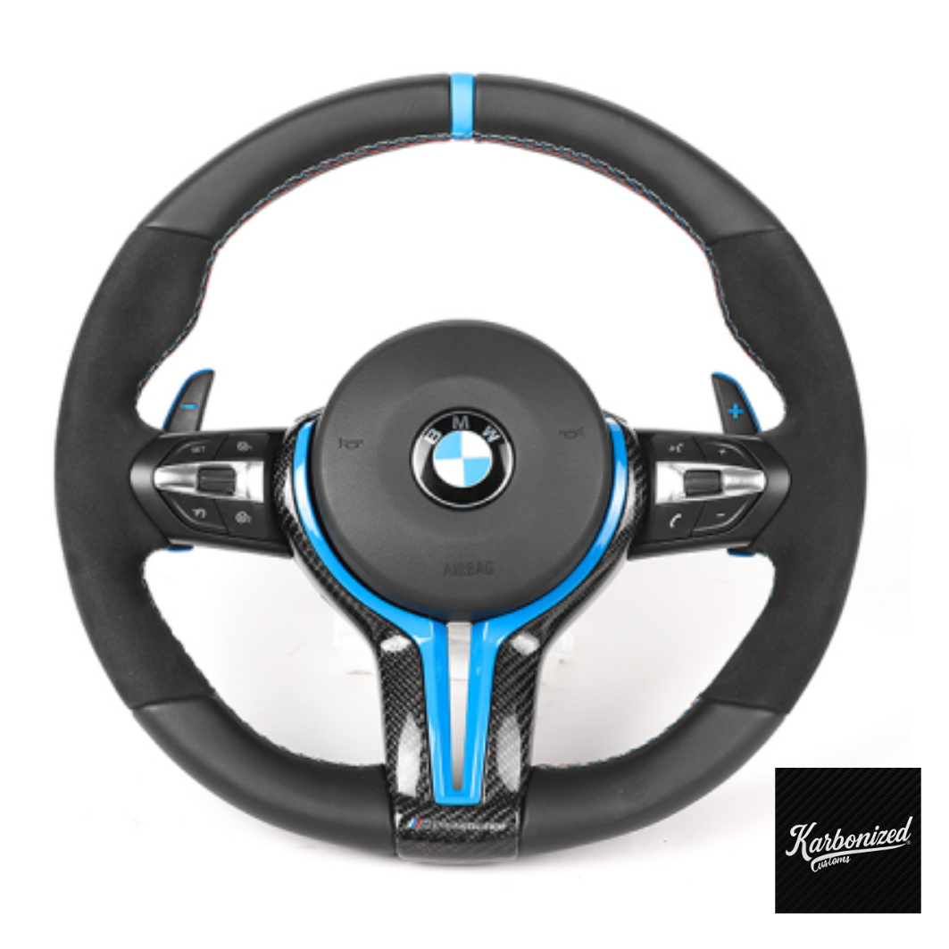 6 Volante Bmw M sport Alcantara/Carbonio - 3 COLORI